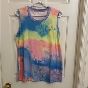 Tie Dye Tank Top Size L